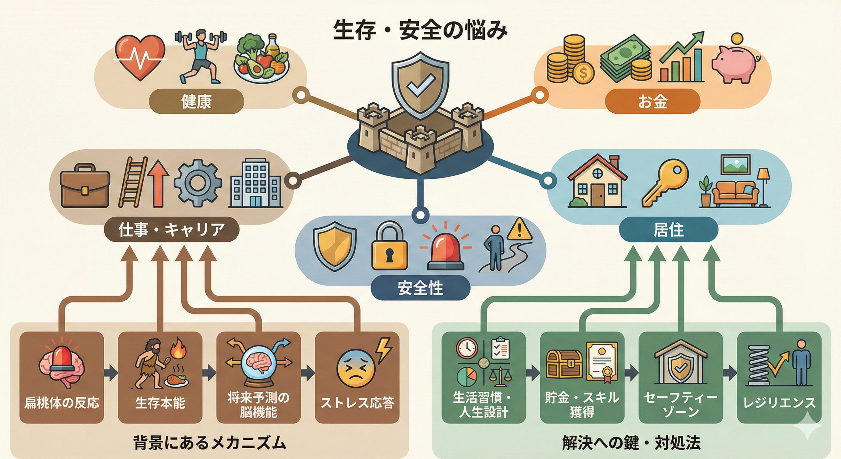 生存と安全 よくある悩み