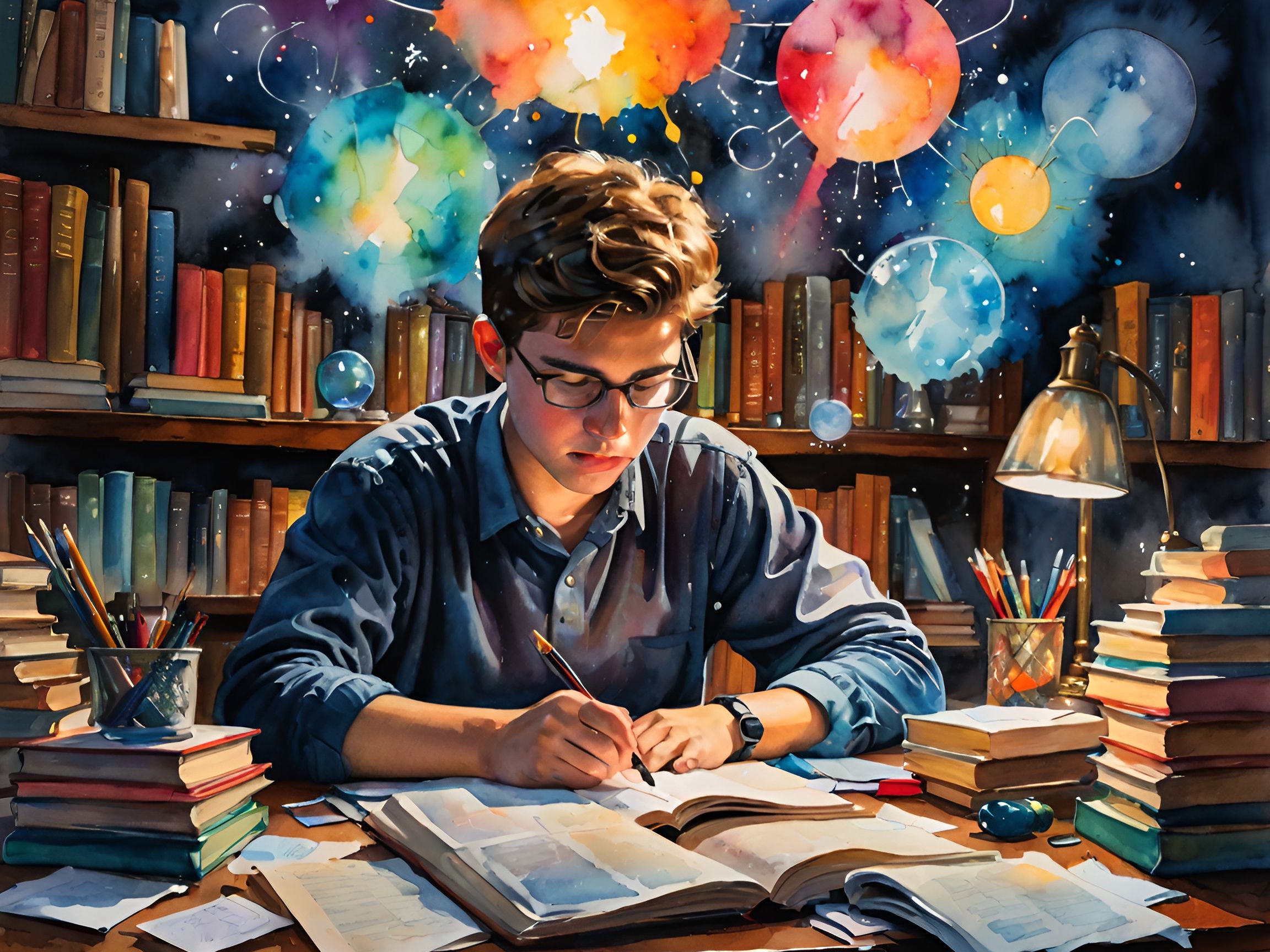 勉強を頑張る子供　学習効率　Quブログ