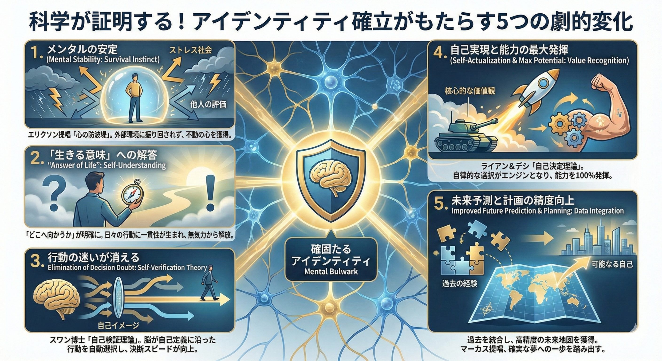 アイデンティティ　5つのメリット